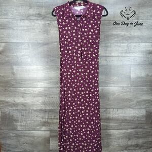 Emma & Michele Sleeveless Midi Dress Size M